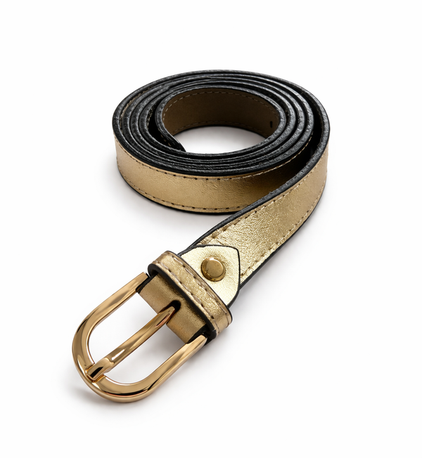 Gold Leather - Gold Buckle