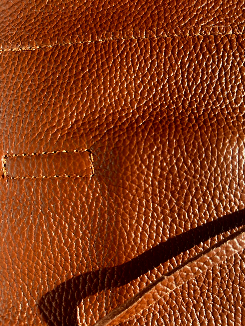 Italian Leather Tote Bag - Brown