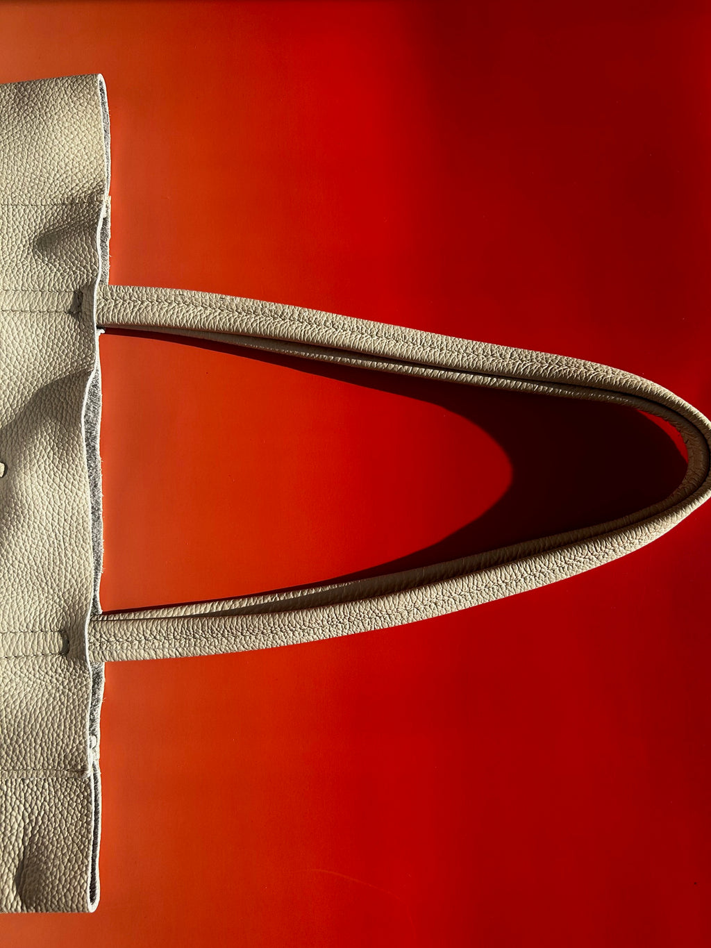Italian Leather Tote Bag - White