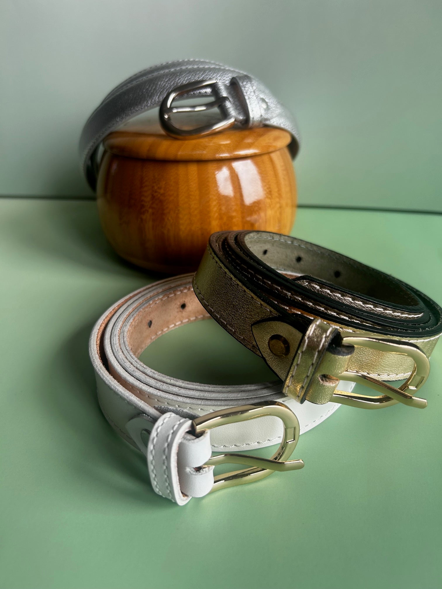 Gold Leather - Gold Buckle