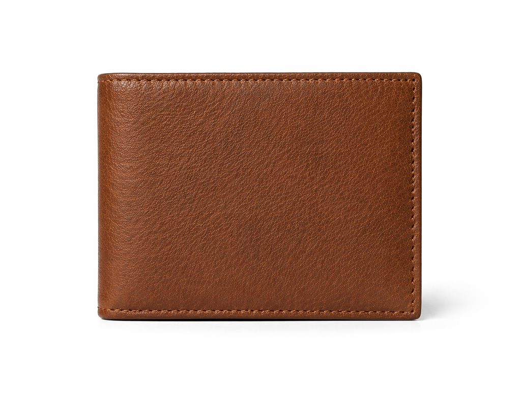 Italian Leather Wallet for Men - Brown